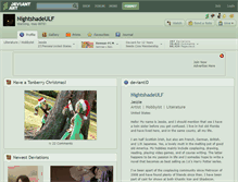 Tablet Screenshot of nightshadeulf.deviantart.com