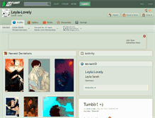 Tablet Screenshot of leyla-lovely.deviantart.com