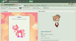 Desktop Screenshot of cottoncandycat12.deviantart.com