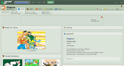 Desktop Screenshot of dingoroo.deviantart.com