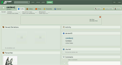 Desktop Screenshot of candacej.deviantart.com