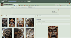 Desktop Screenshot of matteoarfanotti.deviantart.com
