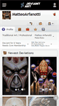 Mobile Screenshot of matteoarfanotti.deviantart.com