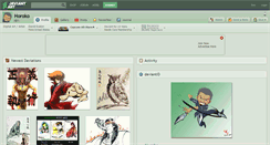 Desktop Screenshot of horoko.deviantart.com