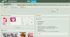 Desktop Screenshot of animalsisters.deviantart.com
