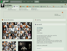 Tablet Screenshot of olv203ply.deviantart.com