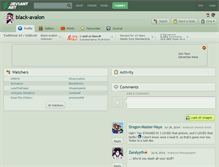 Tablet Screenshot of black-avalon.deviantart.com