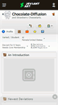 Mobile Screenshot of chocolate-diffusion.deviantart.com