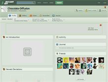 Tablet Screenshot of chocolate-diffusion.deviantart.com