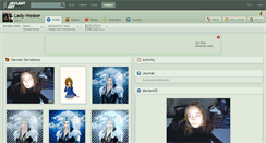 Desktop Screenshot of lady-wesker.deviantart.com
