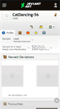 Mobile Screenshot of catdancing-56.deviantart.com