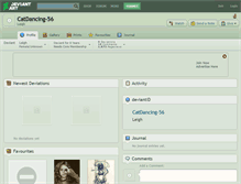Tablet Screenshot of catdancing-56.deviantart.com