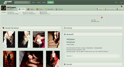Desktop Screenshot of inkqueen.deviantart.com