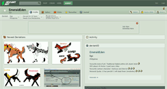 Desktop Screenshot of emeraldeden.deviantart.com