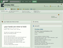 Tablet Screenshot of christian-nikki.deviantart.com