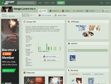 Tablet Screenshot of manga-lovers-inc.deviantart.com