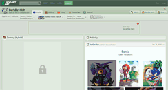 Desktop Screenshot of darkdevilish.deviantart.com