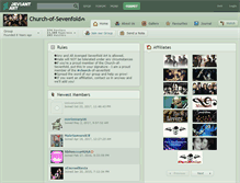 Tablet Screenshot of church-of-sevenfold.deviantart.com