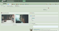 Desktop Screenshot of krierax.deviantart.com