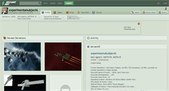 Desktop Screenshot of experimentalsubject6.deviantart.com