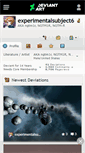 Mobile Screenshot of experimentalsubject6.deviantart.com
