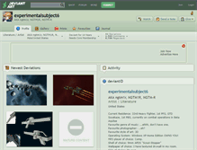 Tablet Screenshot of experimentalsubject6.deviantart.com