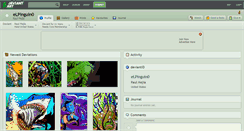 Desktop Screenshot of elpinguin0.deviantart.com