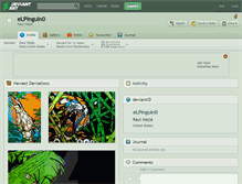 Tablet Screenshot of elpinguin0.deviantart.com