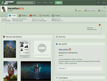Tablet Screenshot of maryetten.deviantart.com