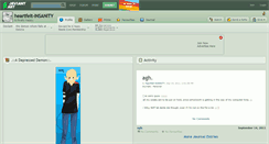 Desktop Screenshot of heartfelt-insanity.deviantart.com