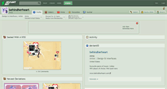 Desktop Screenshot of behindherheart.deviantart.com
