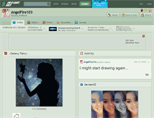 Tablet Screenshot of angelfire103.deviantart.com