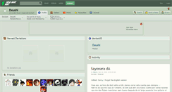 Desktop Screenshot of deushi.deviantart.com