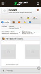 Mobile Screenshot of deushi.deviantart.com
