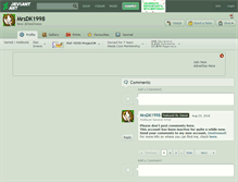Tablet Screenshot of mrsdk1998.deviantart.com