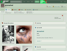 Tablet Screenshot of akconarbod.deviantart.com
