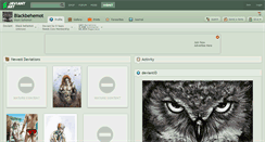 Desktop Screenshot of blackbehemot.deviantart.com