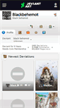 Mobile Screenshot of blackbehemot.deviantart.com