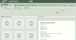Desktop Screenshot of evette.deviantart.com