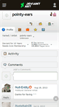 Mobile Screenshot of pointy-ears.deviantart.com