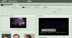 Desktop Screenshot of darknessendless.deviantart.com