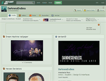 Tablet Screenshot of darknessendless.deviantart.com
