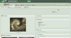 Desktop Screenshot of malleycat.deviantart.com