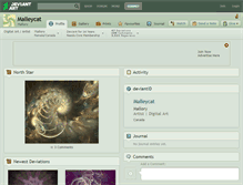 Tablet Screenshot of malleycat.deviantart.com