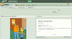Desktop Screenshot of amanda-j.deviantart.com