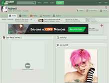 Tablet Screenshot of hythrall.deviantart.com