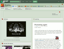 Tablet Screenshot of hivercru.deviantart.com