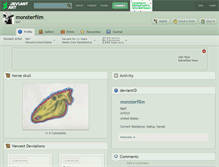Tablet Screenshot of monsterfilm.deviantart.com