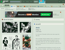 Tablet Screenshot of aimoia.deviantart.com