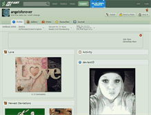Tablet Screenshot of angelsforever.deviantart.com